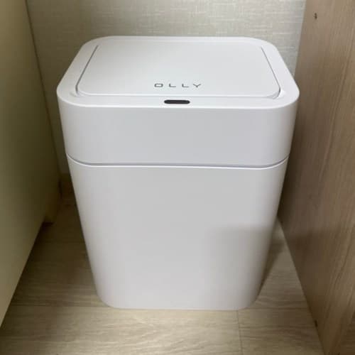 올리 에어락 이중밀폐 냄새차단쓰레기통 기저귀쓰레기통 자동센서휴지통 스마트휴지통 - 기저귀처리기 리뷰 이미지